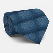 Western blauw Bandana-Mannen Stropdas (Opgerold)