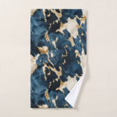 Western Blauw Bruin Goud Koeienhuid Bad Handdoek (Handdoek)