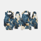 Western Blauw Bruin Goud Koeienhuid Bedankdoosjes (Uitgevouwen)