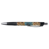 Western Blauw Bruin Goud Koeienhuid Pen (Bodem)