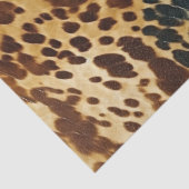 Western Blauw Goud Koeienhuid Tissuepapier (Detail)