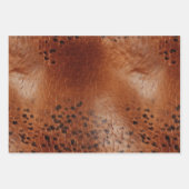 Western Blauw Roze Bloemen Droomvanger Verjaardag Inpakpapier Vel (Voorkant 2)