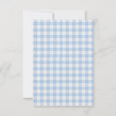 Western Blue Boys Rodeo Cowboy Bedankkaart (Achterkant)