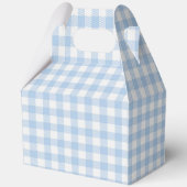 Western Blue Cowboy Rodeo Birthday Bedankdoosjes (Achterkant)