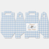 Western Blue Cowboy Rodeo Birthday Bedankdoosjes (Ongevouwen)