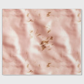 Western Blush Pink Faux Koeienhuid Vrijgezellenfee Cadeaupapier (Vlak)