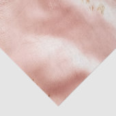 Western Blush Pink Faux Koeienhuid Vrijgezellenfee Tissuepapier (Detail)