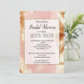 Western Blush Roze Bruin Koeienhuid Kaart (Staand voorkant)