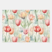 Western Boerderij Cream Stripes Inpakpapier Vel (Voorkant 3)