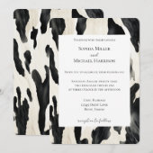 Western Boerderij Dierlijke Koe Kaart (Voorkant / Achterkant)