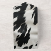 Western Boerderij Koeienhuid All In One Uitnodiging (Buitenkant)