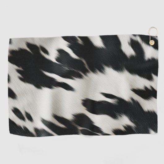 Western Boerderij Koeienhuid Golfhanddoek (Horizontaal)