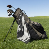 Western Boerderij Koeienhuid Golfhanddoek (Groen)