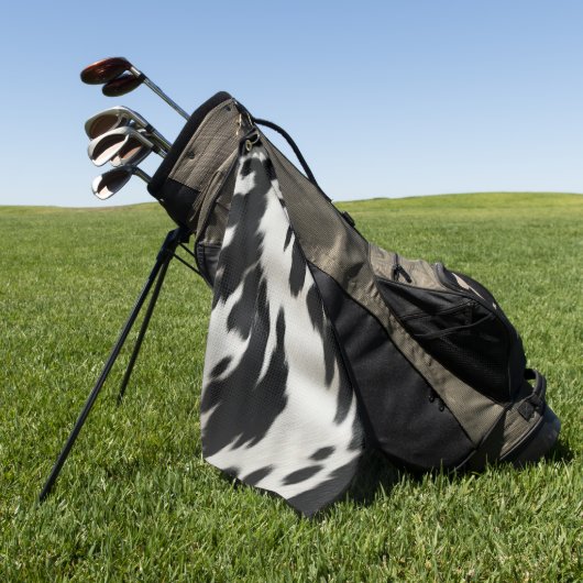 Western Boerderij Koeienhuid Golfhanddoek (Groen)