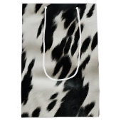 Western Boerderij Koeienhuid Medium Cadeauzakje (Achterkant)