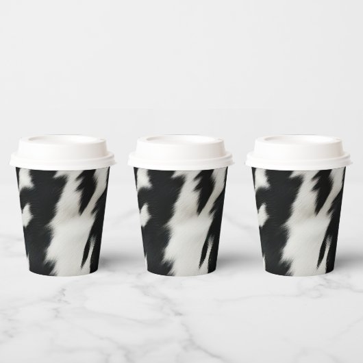 Western Boerderij Koeienhuid Papieren Bekers (Multi)