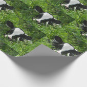 Western Boerderij Ranch Holstein Calf in gras Cadeaupapier (Hoek)