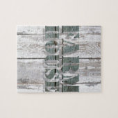 western boerenbedrijf met witgewassen hout legpuzzel (Horizontaal)