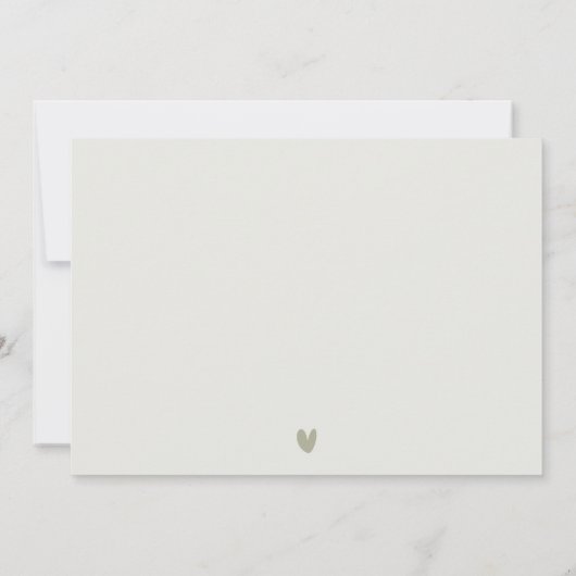 Western Boho Cactus Desert Landscape Bruiloft Notitiekaartje (Achterkant)