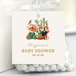 Western Boho Cowboy Bedankjes Labels