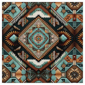 Western Boho Pattern Stof (Close Up)