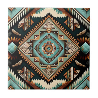 Western Boho Pattern Tegeltje