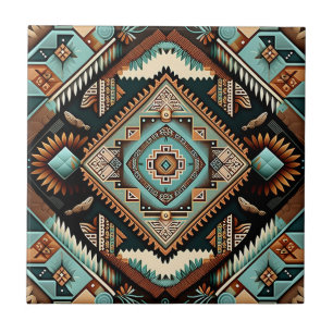 Western Boho Pattern Tegeltje
