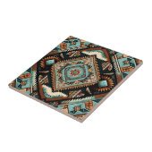 Western Boho Pattern Tegeltje (Zijkant)