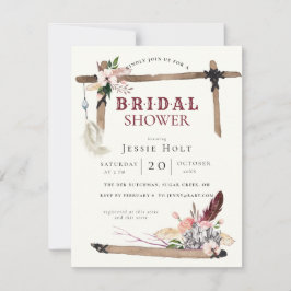 Western Boho Style2 Vrijgezellenfeest Kaart