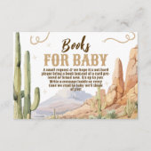 Western Books for Baby Card Informatiekaartje (Voorkant)