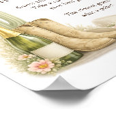 Western Boots Baby Shower Activity Guess How Many Poster (Hoek)