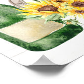 Western Boots & Bubbly Bridal Shower Welcome Sign Poster (Hoek)