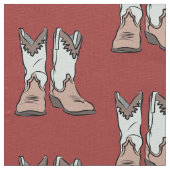  Western Boots-patroon Stof (Close Up)