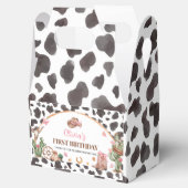 Western Bows Pink Cowgirl Verjaardag Bedankdoosjes (Geopend)