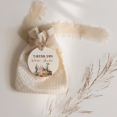 Western Boy A Little Cowboy Rustiek Baby shower Bedankjes Labels