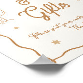 Western Bridal Shower Cards and Gifts Poster (Hoek)