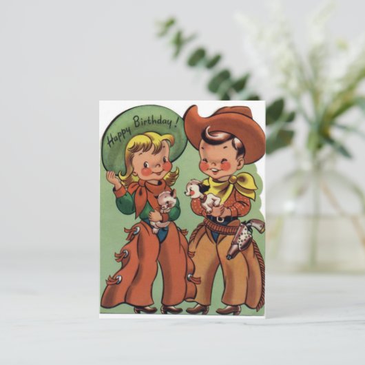 Western  Briefkaart (Staand voorkant)