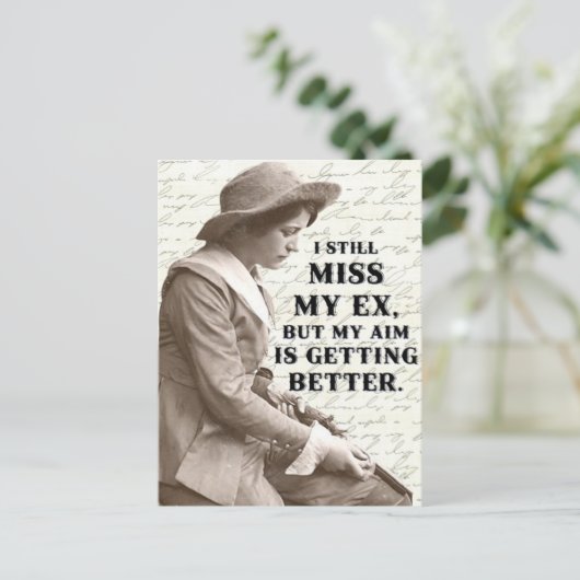 western briefkaart (Staand voorkant)