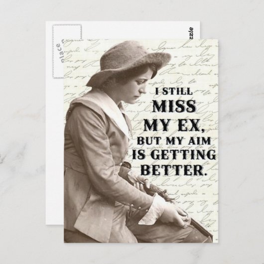 western briefkaart (Voorkant / Achterkant)