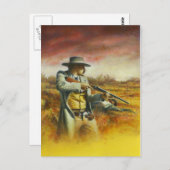 Western Briefkaart ter illustratie van Hoesje van  (Voorkant / Achterkant)