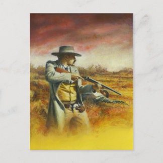 Western Briefkaart ter illustratie van Hoesje van