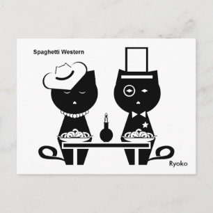 Western Briefkaart van Spaghetti
