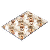 Western Brown Cream Southwest Floral Notitieboek (Linkerzijde)