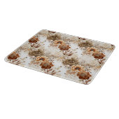 Western Brown Cream Southwest Floral Snijplank (Hoek)