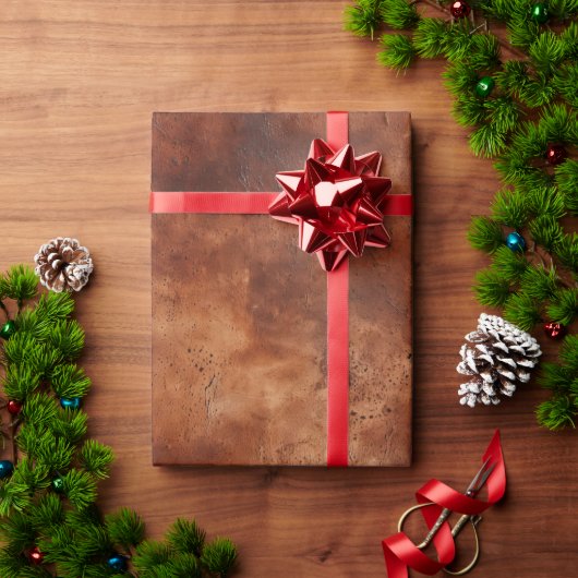 Western Brown Howdy Cowboy Brown Cadeaupapier (Feestdagen Geschenken)