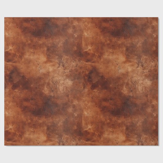 Western Brown Howdy Cowboy Brown Cadeaupapier (Vlak)