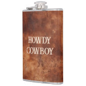 Western Brown Howdy Cowboy Brown Heupfles (Links)
