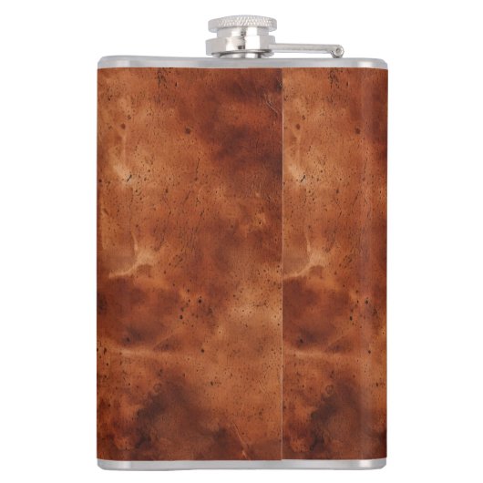 Western Brown Howdy Cowboy Brown Heupfles (Achterkant)