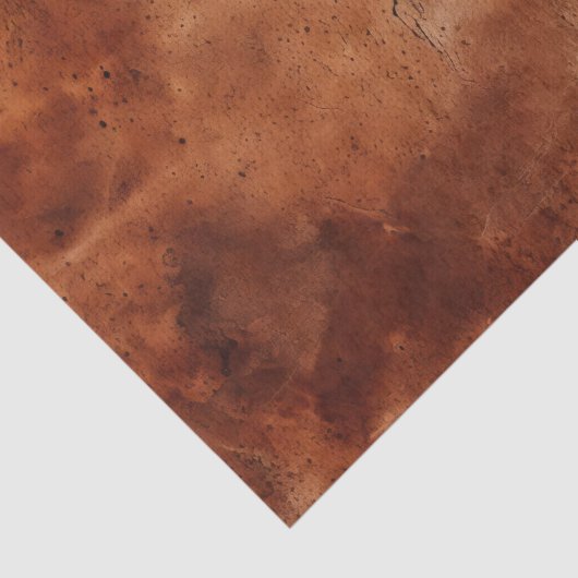 Western Brown Howdy Cowboy Brown Tissuepapier (Detail)