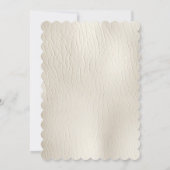 Western bruin bloemencrème cowgirl kaart (Achterkant)